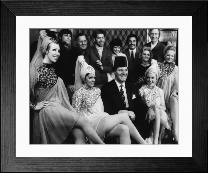 Framed Print : Tommy Cooper at a press conference ahead of his show Tommy Cooper Framed Print : Tommy Cooper at a press conference ahead of his show Tommy Cooper