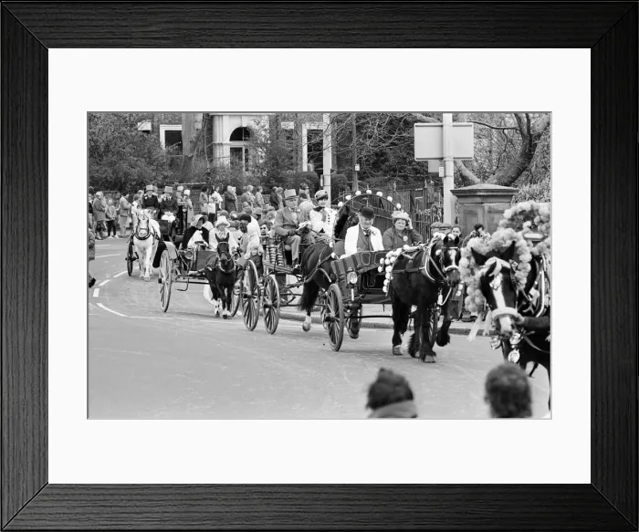 Framed Print : Liverpool May Horse Parade, Saturday 10th May 1986 Framed Print : Liverpool May Horse Parade, Saturday 10th May 1986