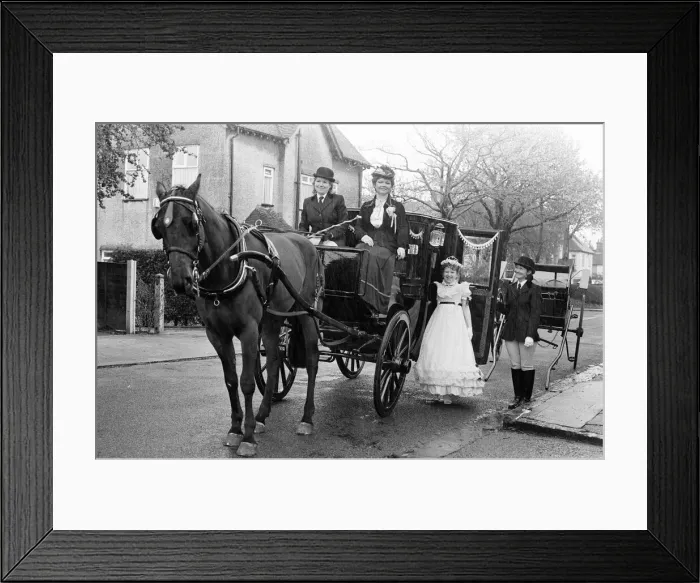 Framed Print : Liverpool May Queen, Carol Ann Cassidy aged 11, tastes the VIP treatment as Prince draws Framed Print : Liverpool May Queen, Carol Ann Cassidy aged 11, tastes the VIP treatment as Prince draws