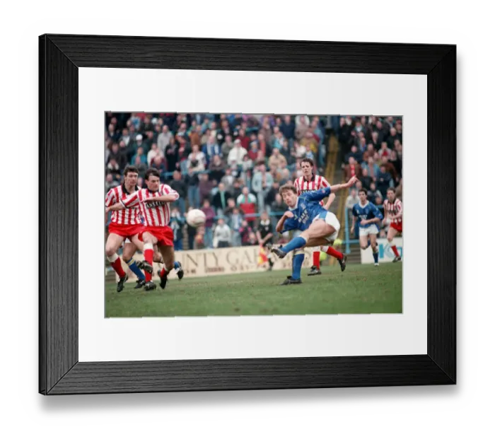 Framed Print : Football match, Birmingham City v Stoke City, final score 1-1, League Division Three Framed Print : Football match, Birmingham City v Stoke City, final score 1-1, League Division Three