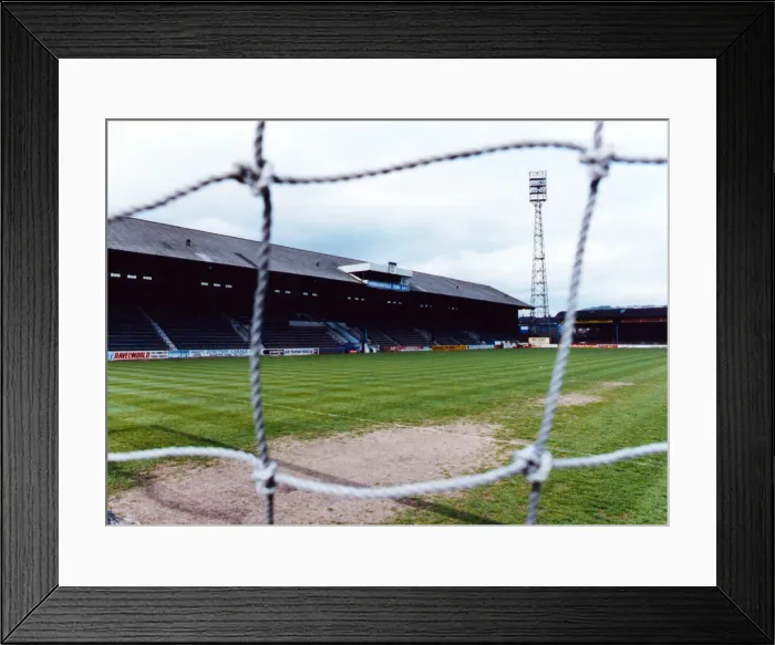 Framed Print : Leeds Road was a football stadium in Huddersfield. It operated from its construction in Framed Print : Leeds Road was a football stadium in Huddersfield. It operated from its construction in