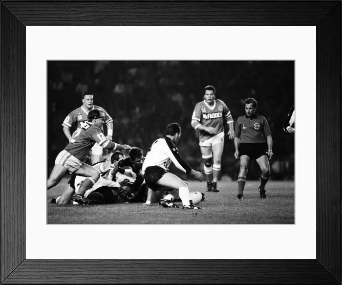 Framed Print : The 1989 World Cup Challenge (also known as the Foster Framed Print : The 1989 World Cup Challenge (also known as the Foster