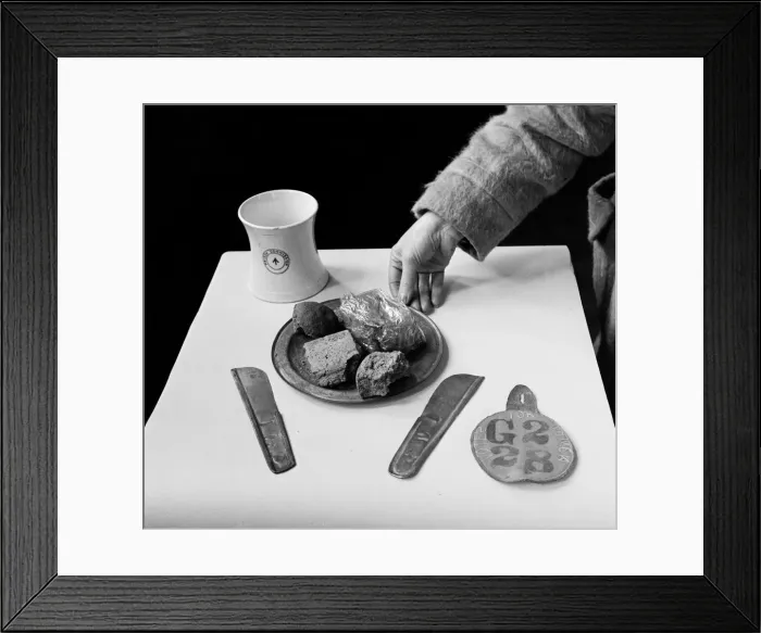 Framed Print : Militant equipment used by women Suffragettes during their campaign for the right to vote