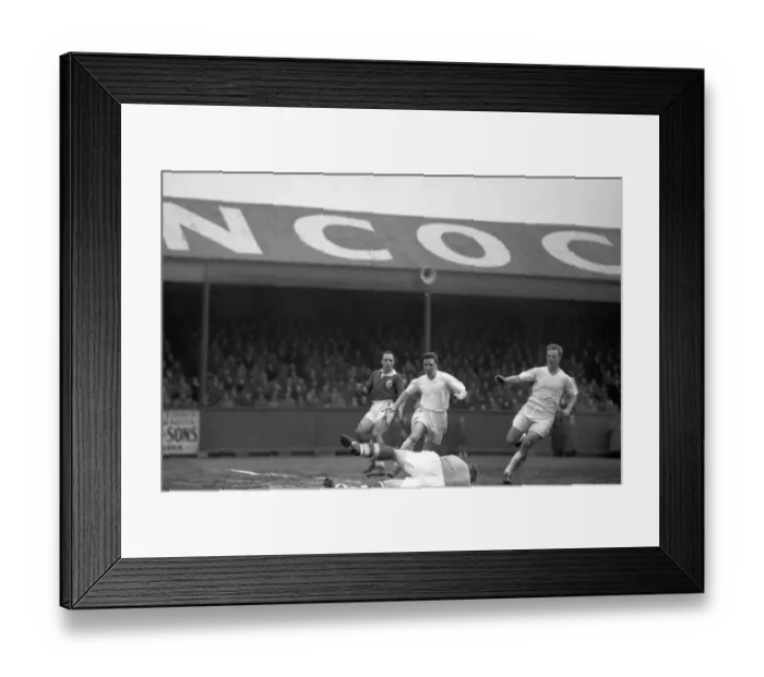 Framed Print : Ivor Allchurch Swansea football player 1958 with Len Allchurch