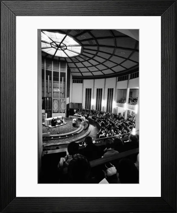 Framed Print : Church Unity Service, 24th January 1972. Conducted by The Bishop of Birmingham Framed Print : Church Unity Service, 24th January 1972. Conducted by The Bishop of Birmingham