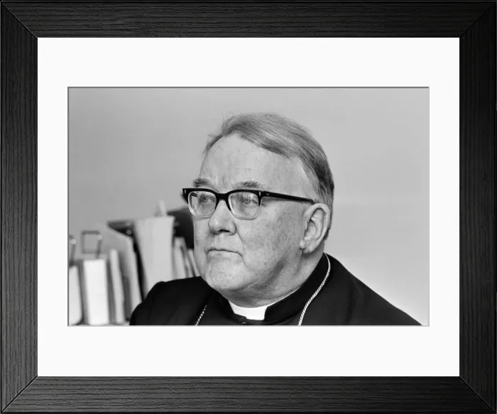 Framed Print : Doctor Patrick Dwyer, The Roman Catholic, Archbishop of Birmingham, Pictured Framed Print : Doctor Patrick Dwyer, The Roman Catholic, Archbishop of Birmingham, Pictured