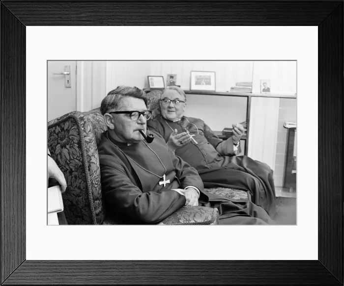 Framed Print : The Bishop of Birmingham, the Rt Rev Laurence Brown and the Archbishop of Birmingham Framed Print : The Bishop of Birmingham, the Rt Rev Laurence Brown and the Archbishop of Birmingham