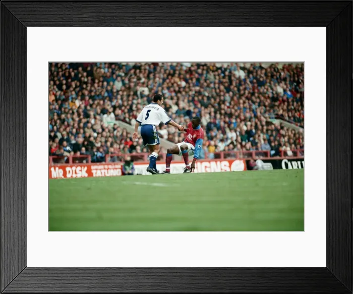 Framed Print : Aston Villa v Tottenham Hotspur, final score 1-1, Premier League, Villa Park, Birmingham Framed Print : Aston Villa v Tottenham Hotspur, final score 1-1, Premier League, Villa Park, Birmingham