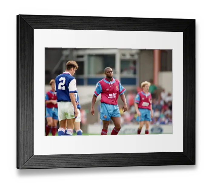 Framed Print : Ipswich Town v Aston Villa, final score 1-1, Premier League, Portman Road, Ipswich Framed Print : Ipswich Town v Aston Villa, final score 1-1, Premier League, Portman Road, Ipswich
