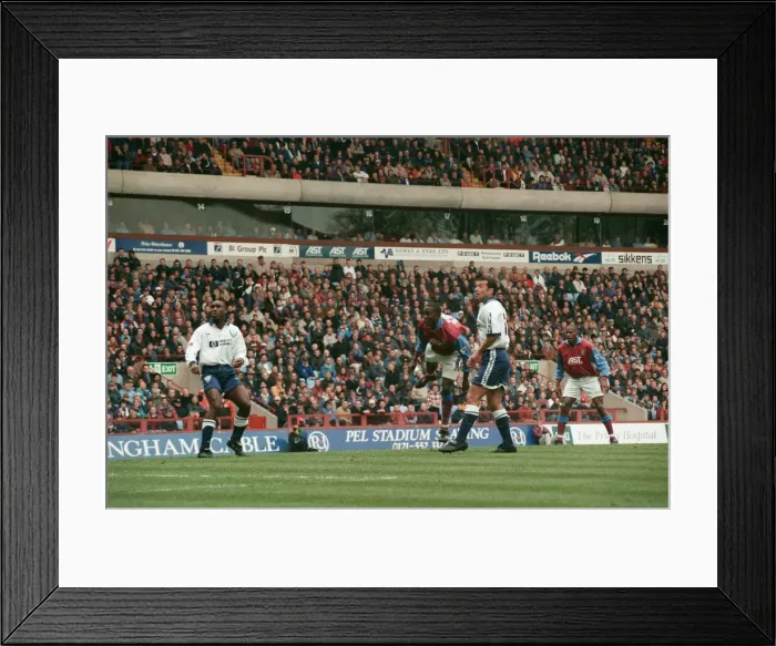 Framed Print : Aston Villa v Tottenham Hotspur, final score 1-1, Premier League, Villa Park, Birmingham Framed Print : Aston Villa v Tottenham Hotspur, final score 1-1, Premier League, Villa Park, Birmingham