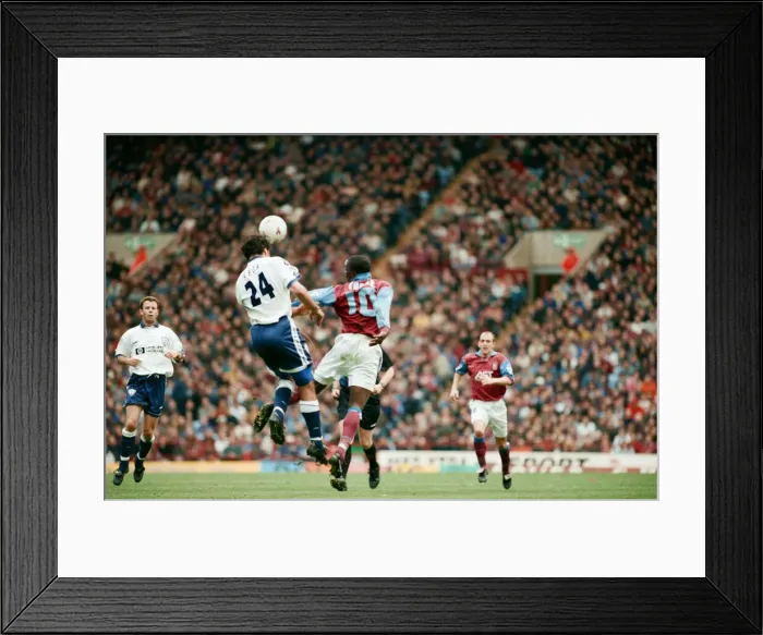 Framed Print : Aston Villa v Tottenham Hotspur, final score 1-1, Premier League, Villa Park, Birmingham Framed Print : Aston Villa v Tottenham Hotspur, final score 1-1, Premier League, Villa Park, Birmingham
