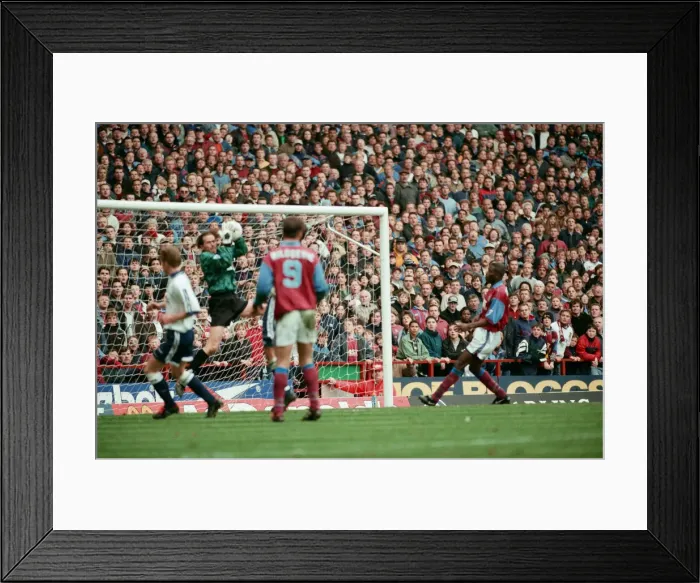 Framed Print : Aston Villa v Tottenham Hotspur, final score 1-1, Premier League, Villa Park, Birmingham Framed Print : Aston Villa v Tottenham Hotspur, final score 1-1, Premier League, Villa Park, Birmingham