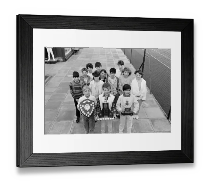 Framed Print : Kirklees Junior Squash League held their presentation evening Framed Print : Kirklees Junior Squash League held their presentation evening