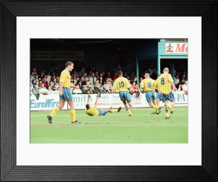 Framed Print : Tranmere 1-2 Birmingham, League match at Prenton Park, Sunday 8th May 1994