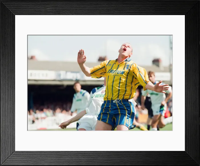 Framed Print : Tranmere 1-2 Birmingham, League match at Prenton Park, Sunday 8th May 1994 Framed Print : Tranmere 1-2 Birmingham, League match at Prenton Park, Sunday 8th May 1994