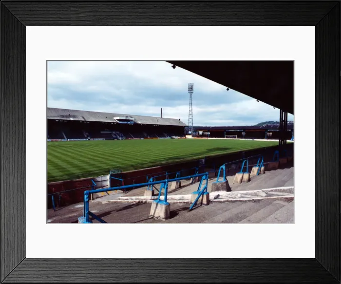Framed Print : Leeds Road was a football stadium in Huddersfield. It operated from its construction in