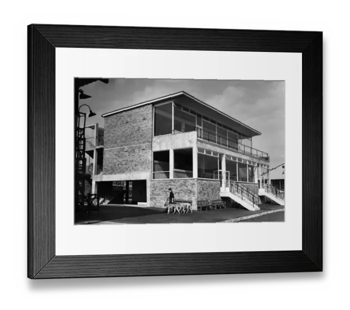 Framed Print : The new £30, 000 stand that has just been completed at Belle Vue Dog Racing track