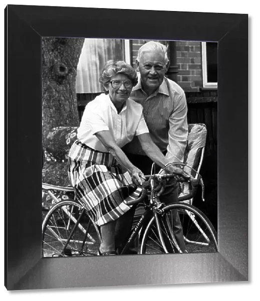 Cycling couple Ron and Edith Atkins are celebrating 50 years of biking bliss together