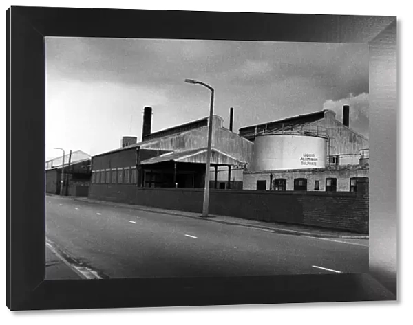 A scene typical of Widnes - factories and smoke. 28th July 1973
