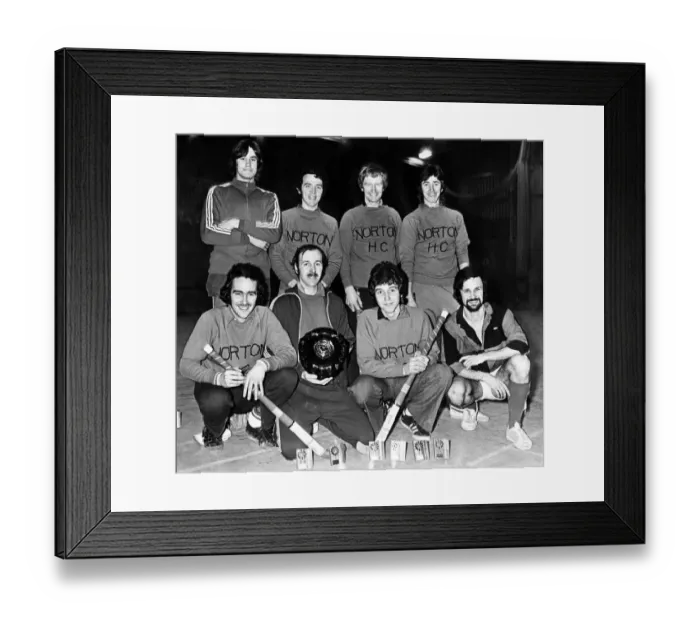 Framed Print : All smiles from Norton B who beat Furness 8-6 in the Cleveland Indoor Hockey League cup Framed Print : All smiles from Norton B who beat Furness 8-6 in the Cleveland Indoor Hockey League cup