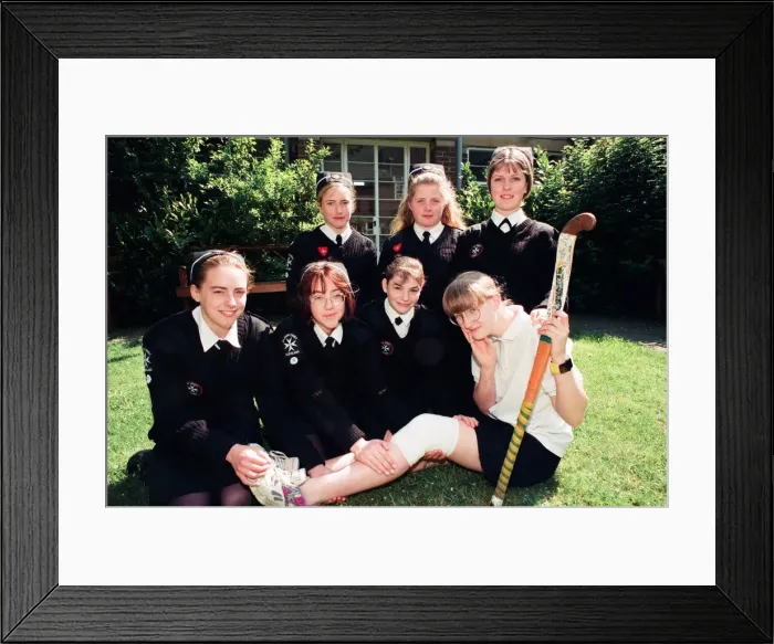 Framed Print : Members of the Hartburn St Johns Ambulance Cadets, who won the Cleveland Cadets Five Framed Print : Members of the Hartburn St Johns Ambulance Cadets, who won the Cleveland Cadets Five