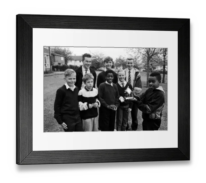 Framed Print : Five-a-side champions - Bradley Juniors have scored their very own cup final win Framed Print : Five-a-side champions - Bradley Juniors have scored their very own cup final win