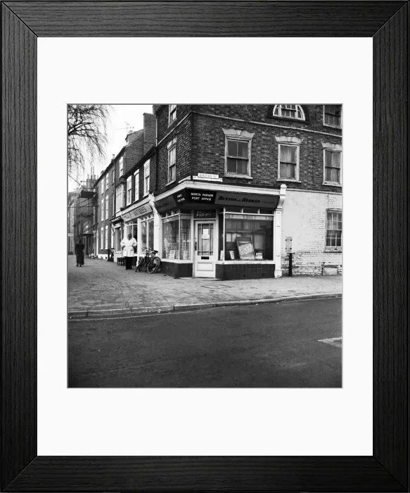 Framed Print : Margaret Thatchers fathers grocers shop at Grantham, Lincolnshire
