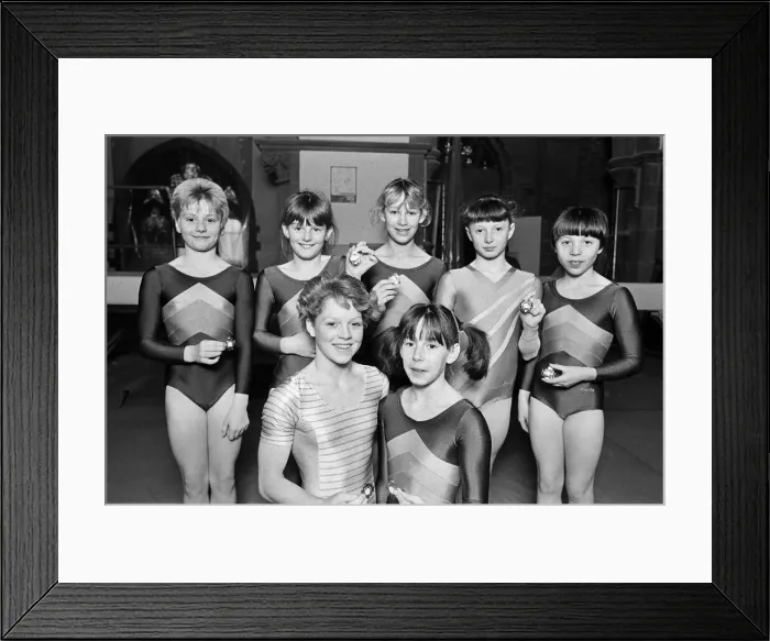 Framed Print : Greenhead Gymnastics Club have reached the Yorkshire Championships at Leeds in July Framed Print : Greenhead Gymnastics Club have reached the Yorkshire Championships at Leeds in July