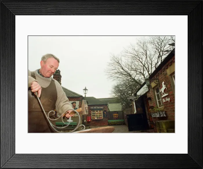Framed Print : Stockton Preston Hall Museum. 13th January 1999. The museum has a ten year plan of