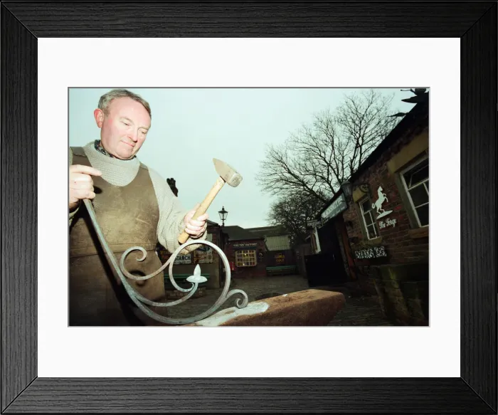 Framed Print : Stockton Preston Hall Museum. 13th January 1999. The museum has a ten year plan of