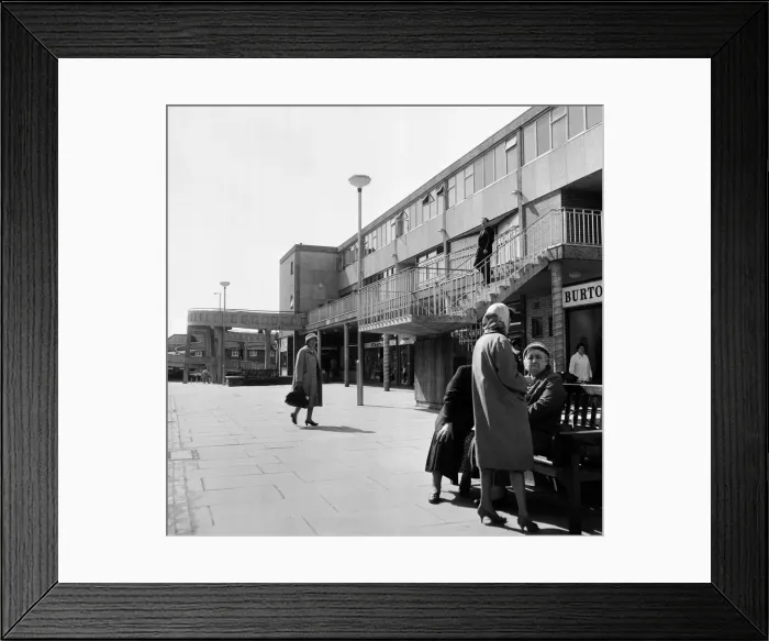 Framed Print : The new shopping centre in Billingham, County Durham. 31st August 1962 Framed Print : The new shopping centre in Billingham, County Durham. 31st August 1962