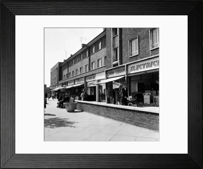 Framed Print : The new shopping centre in Billingham, County Durham. 31st August 1962 Framed Print : The new shopping centre in Billingham, County Durham. 31st August 1962
