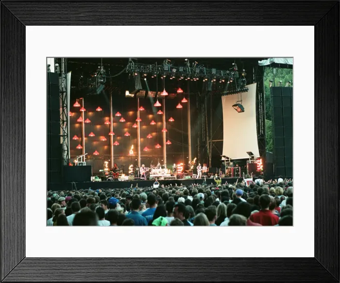 Framed Print : Michael Stipe, R. E. M. in concert at the Galpharm Stadium. 25th July 1995 Framed Print : Michael Stipe, R. E. M. in concert at the Galpharm Stadium. 25th July 1995