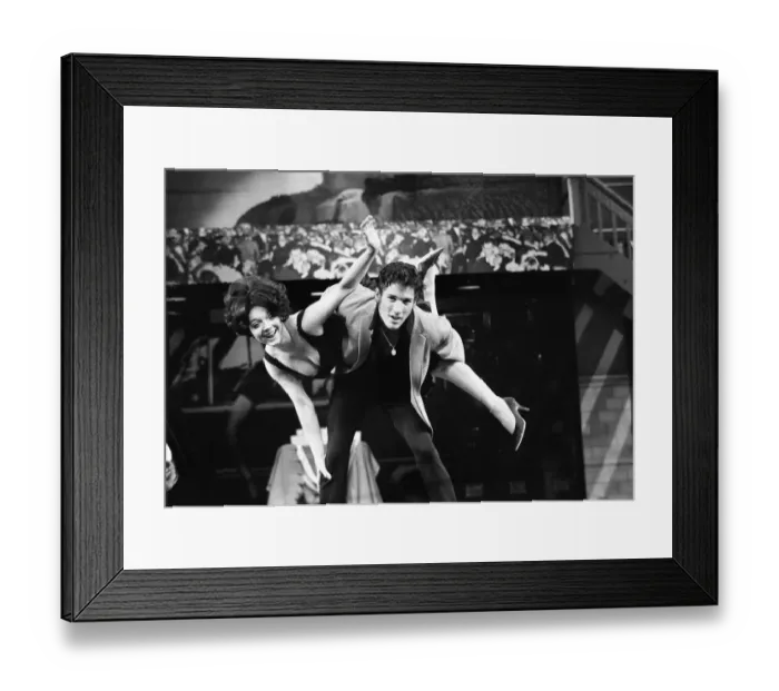 Framed Print : The cast of the American musical Grease rehearsing at the New London theatre off Drury Framed Print : The cast of the American musical Grease rehearsing at the New London theatre off Drury