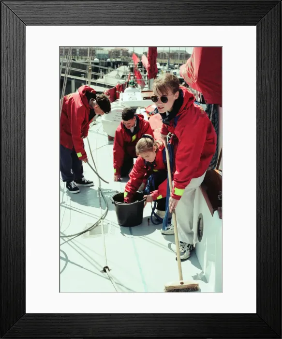 Framed Print : The Faramir Trust at Hartlepool Marina was set up for people to go sailing Framed Print : The Faramir Trust at Hartlepool Marina was set up for people to go sailing