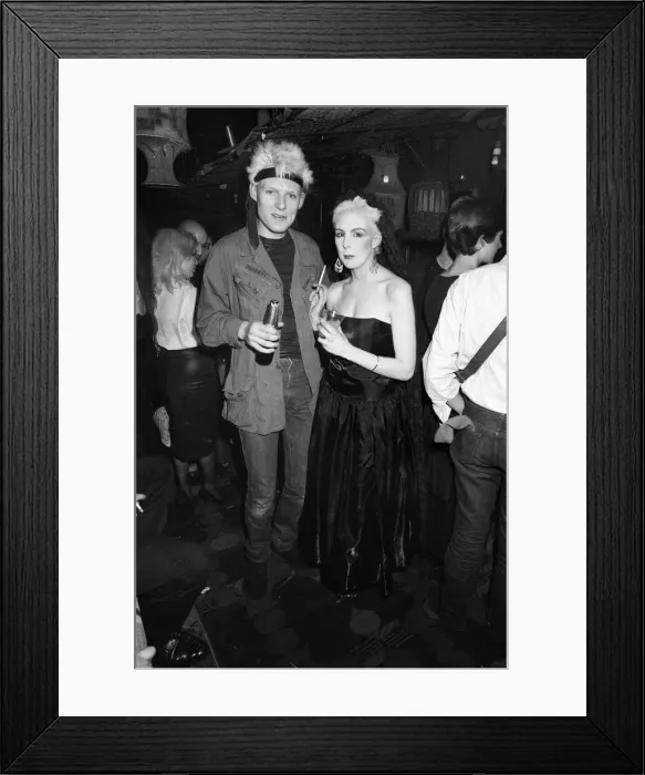 Framed Print : Young people wearing the latest Disco fashions. 16th January 1981