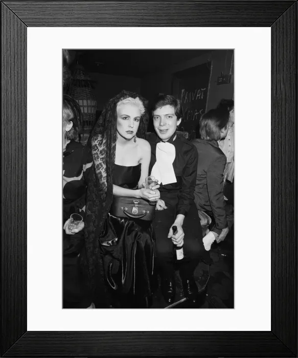 Framed Print : Young people wearing the latest Disco fashions. 16th January 1981
