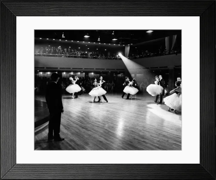 Framed Print : Competitors in the final of the Welsh Open Professional Dancing Championships at the Top Framed Print : Competitors in the final of the Welsh Open Professional Dancing Championships at the Top
