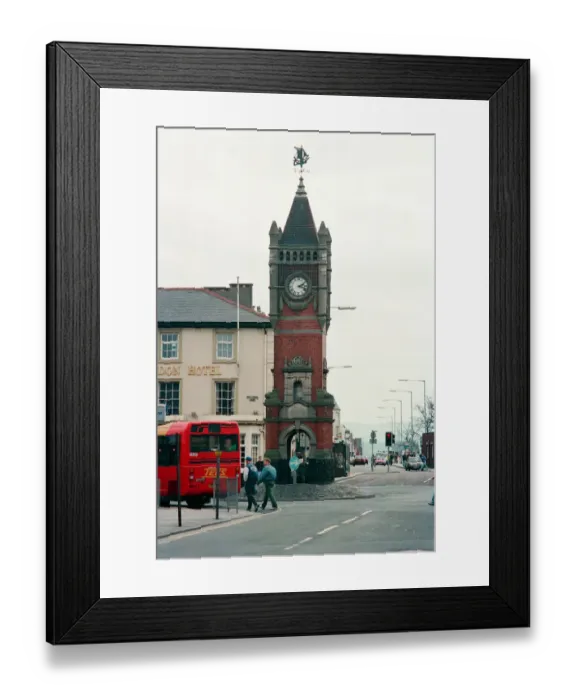 Framed Print : Redcar Clock Tower, 25th April 1994 Framed Print : Redcar Clock Tower, 25th April 1994