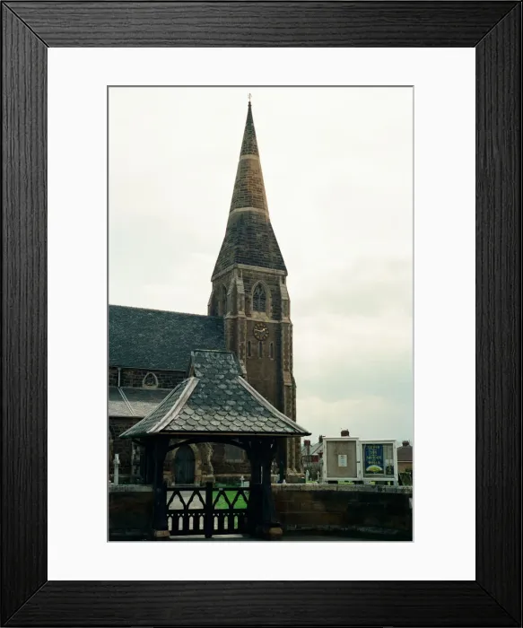 Framed Print : Christ Church, Coatham, Redcar, 25th April 1994 Framed Print : Christ Church, Coatham, Redcar, 25th April 1994