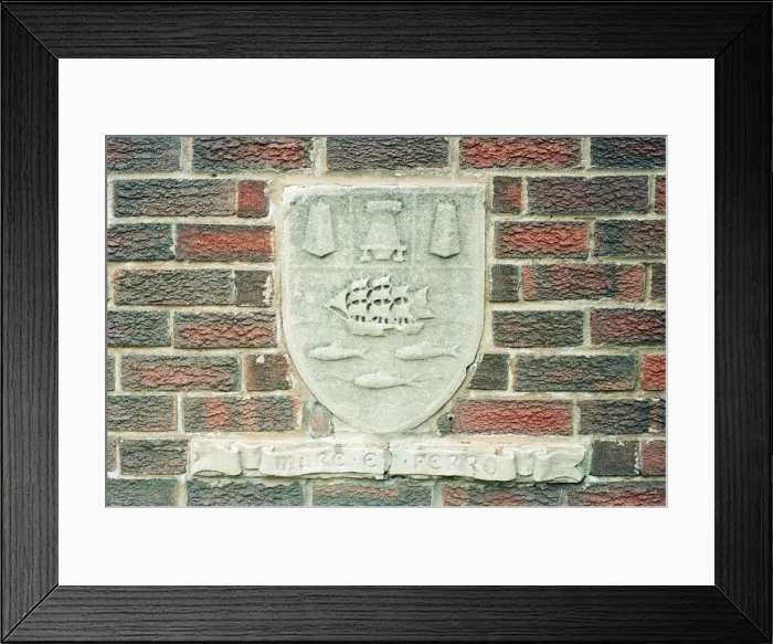 Framed Print : Short Walks Feature, Redcar, 25th April 1994. Coat of Arms Framed Print : Short Walks Feature, Redcar, 25th April 1994. Coat of Arms
