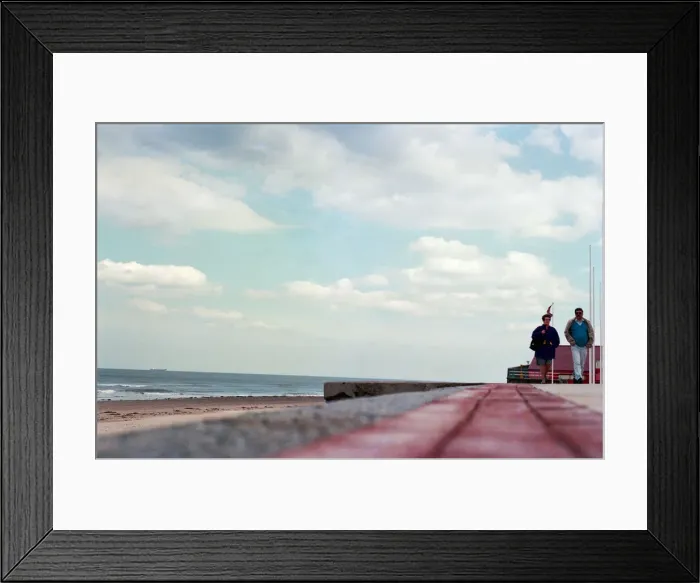 Framed Print : Short Walks Feature, Redcar, 25th April 1994 Framed Print : Short Walks Feature, Redcar, 25th April 1994