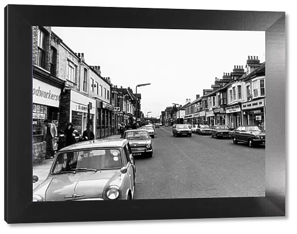 Station Road, Redcar, North Yorkshire, 3rd November 1977