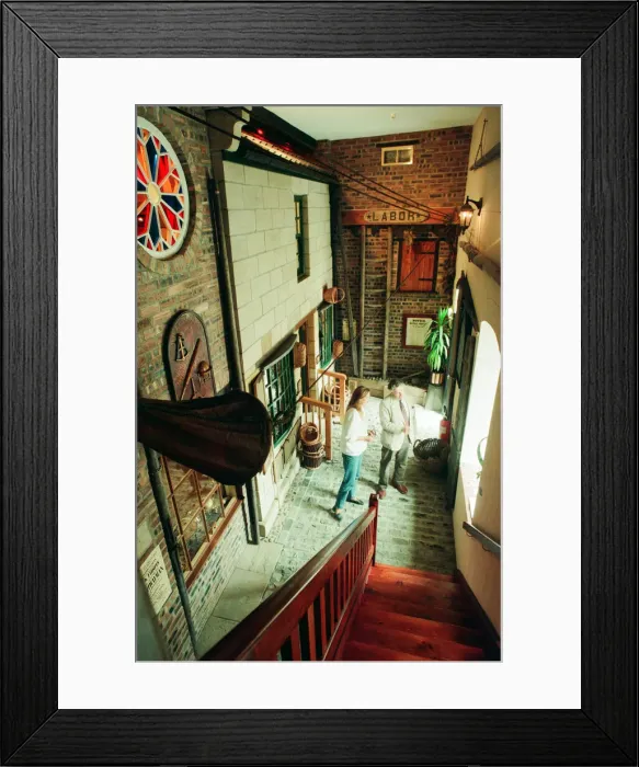 Framed Print : Staithes Heritage Centre and the Captain Cook Museum. High Street, Staithes