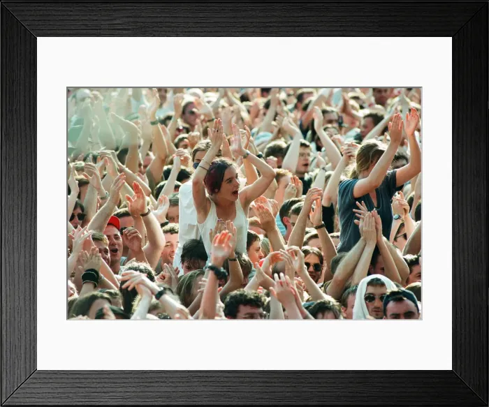 Framed Print : R. E. M. in concert at the Galpharm Stadium. 25th July 1995 Framed Print : R. E. M. in concert at the Galpharm Stadium. 25th July 1995