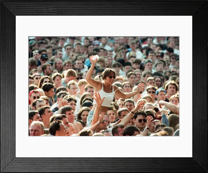 Framed Print : R. E. M. in concert at the Galpharm Stadium. 25th July 1995 Framed Print : R. E. M. in concert at the Galpharm Stadium. 25th July 1995