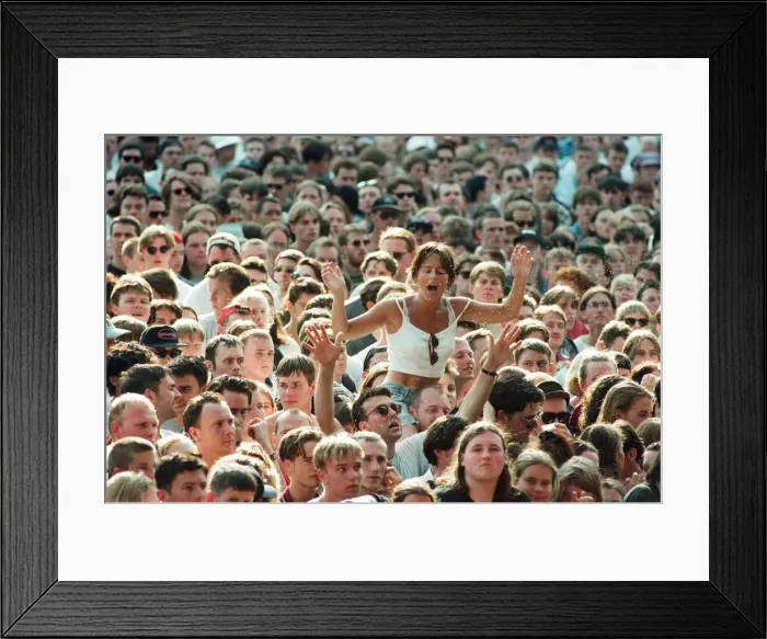 Framed Print : R. E. M. in concert at the Galpharm Stadium. 25th July 1995 Framed Print : R. E. M. in concert at the Galpharm Stadium. 25th July 1995