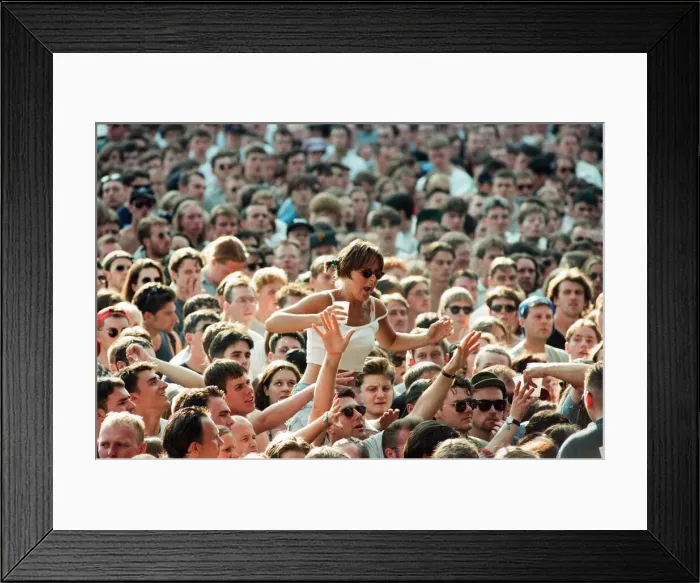 Framed Print : R. E. M. in concert at the Galpharm Stadium. 25th July 1995 Framed Print : R. E. M. in concert at the Galpharm Stadium. 25th July 1995