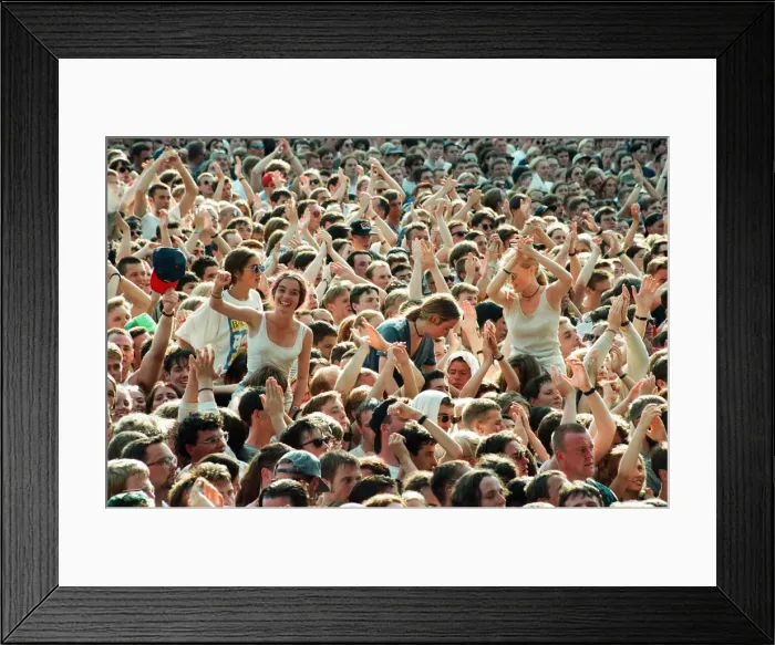 Framed Print : R. E. M. in concert at the Galpharm Stadium. 25th July 1995 Framed Print : R. E. M. in concert at the Galpharm Stadium. 25th July 1995