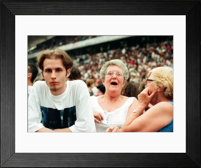 Framed Print : R. E. M. in concert at the Galpharm Stadium. 25th July 1995 Framed Print : R. E. M. in concert at the Galpharm Stadium. 25th July 1995